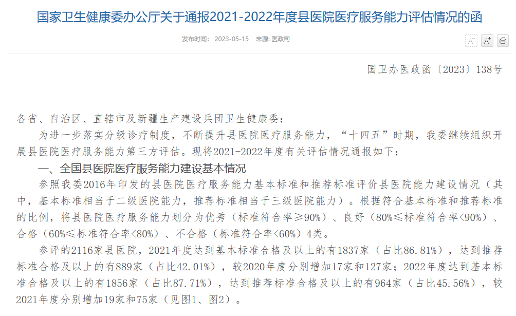 县域医疗建设持续推进，医疗设备采购潮继续高涨